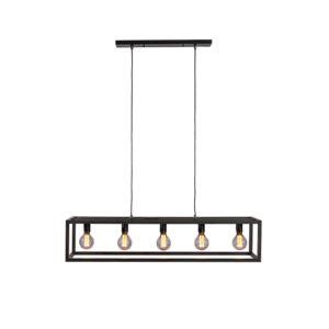 Haluta Hanglamp | 5-lichts | Zwart
